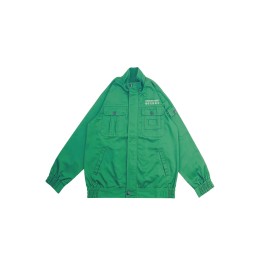 A large number of custom-made green enterprise collar industrial uniforms, personal design snap buttons, zippers, elastic cuffs, industrial uniforms, printing industrial uniforms specialty store D361 A large number of custom-made green enterprise collar industrial uniforms, personal design snap buttons, zippers, elastic cuffs, industrial uniforms, printing industrial uniforms specialty store D361